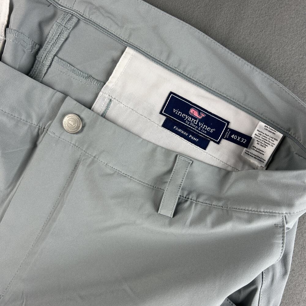 Vineyard Vines Pants Mens 40x32 Gray Fairway Pants Performance